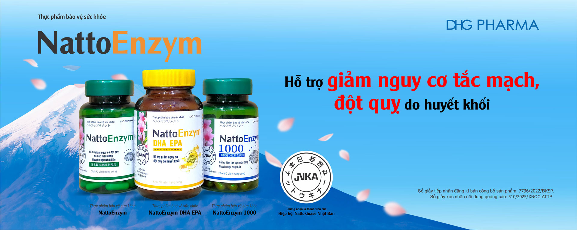 Viên uống hỗ trợ làm tan huyết khối NattoEnzym