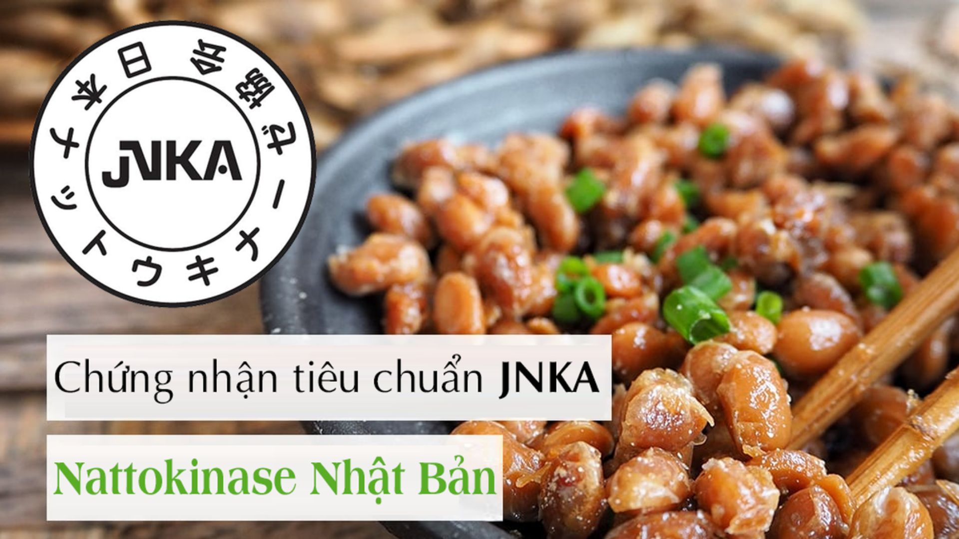 JNKA - logo nhận diện sản phẩm hỗ trợ phòng ngừa đột quỵ chứa nattokinase
