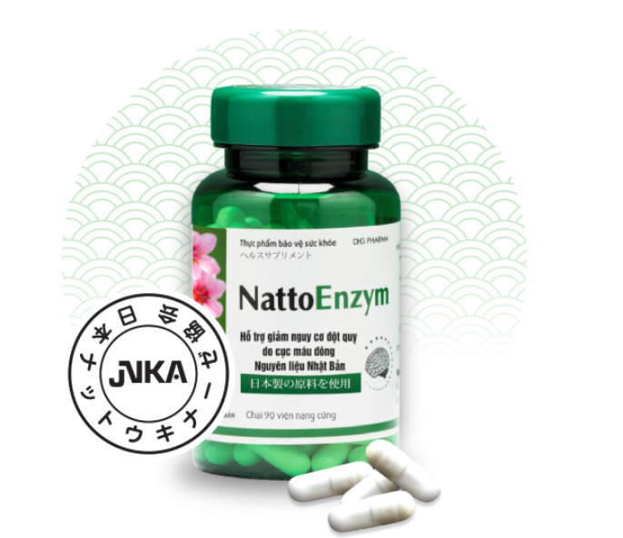 NattoEnzym 670FU hỗ trợ điều trị hoạt huyết và tăng tuần hoàn máu não