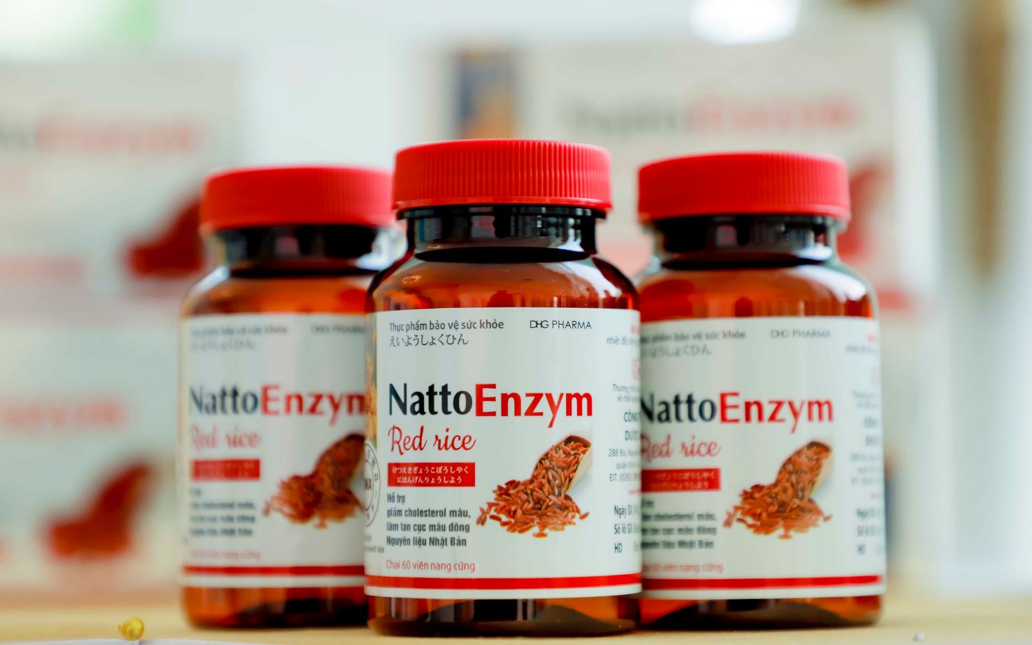 NattoEnzym Red Rice – hỗ trợ giảm mỡ máu, phòng ngừa đột quỵ