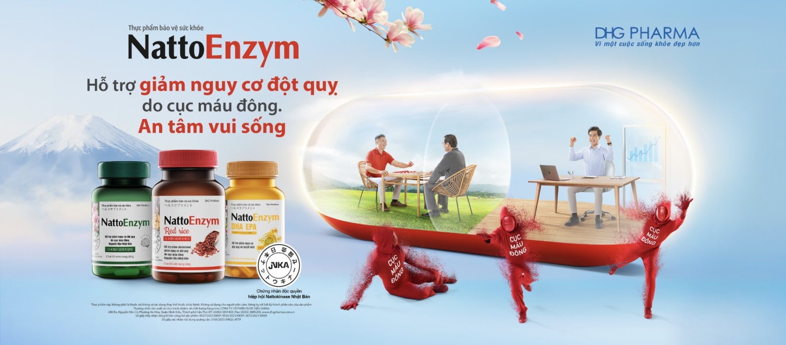 NattoEnzym DHG - Ngăn ngừa và phòng chống đột quỵ đạt chuẩn chất lượng Nhật Bản